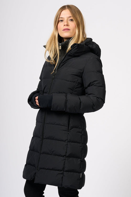 Parka Piuma Gore-tex Nero Donna