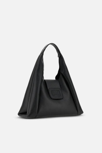 Borsa Hobo Media Nero Donna - 3