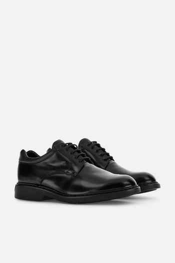 Derby H576 in Pelle Nero Uomo - 3