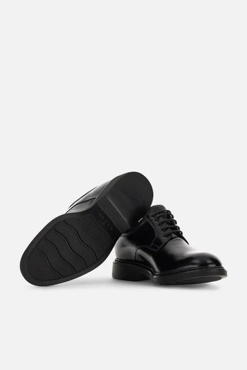 Derby H576 in Pelle Nero Uomo - 5