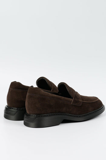 Mocassino in Suede Marrone Uomo - 3