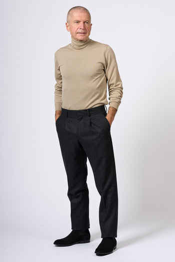 Pantalone Gessatino Antracite Uomo - 6