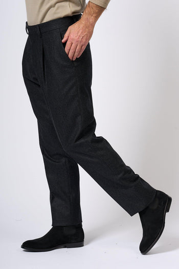 Pantalone Gessatino Antracite Uomo - 4