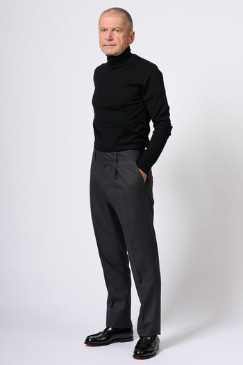 Pantalone Quadretto Antracite Uomo - 6