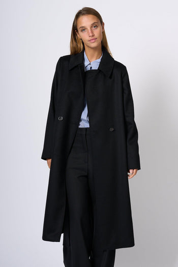 Cappotto Bcollage Nero Donna - 6