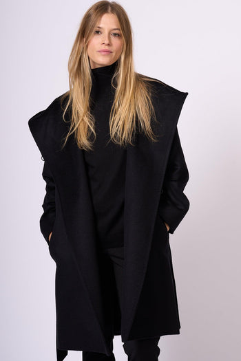 Cappotto New Mango Nero Donna - 5