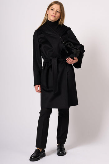 Cappotto New Mango Nero Donna - 6