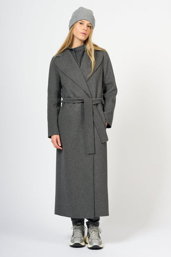 Cappotto Poldo Lungo Grigio Donna - 9