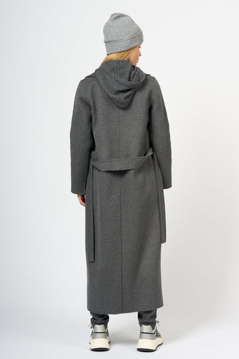 Cappotto Poldo Lungo Grigio Donna - 8