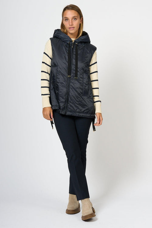 Gilet Greengo Imbottito Corto Blu Donna - 2