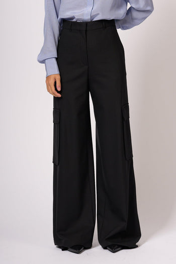 Pantalone Cargo Ghiera Nero Donna - 3