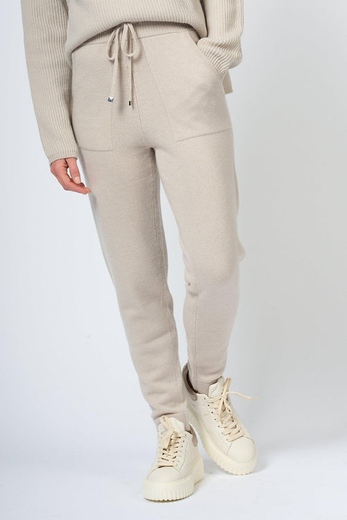 Pantalone Opera Jogging Ecrù Donna