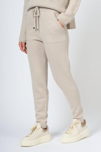 Pantalone Opera Jogging Ecrù Donna - 4