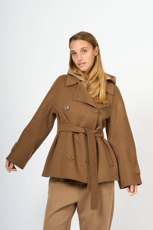 Trench Corto Louis Marrone Donna