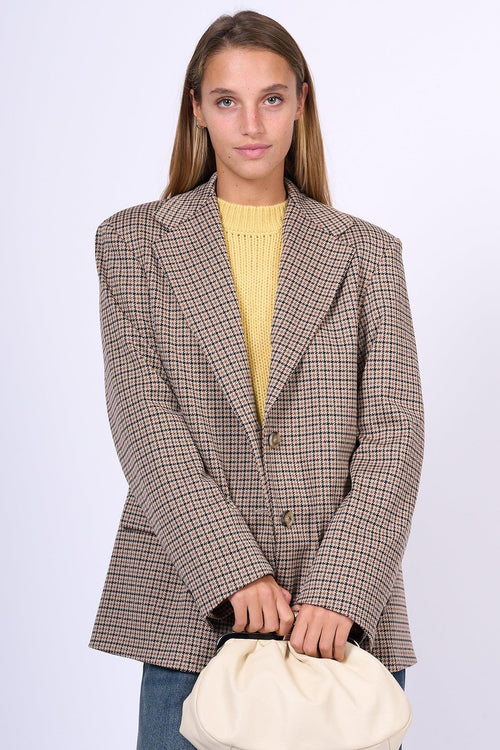 Weekend Blazer Veletta Pied de Poule Donna - 2