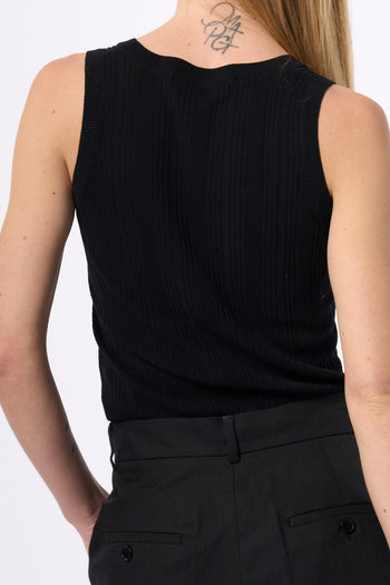 Weekend Canotta Ceylon A Costina Nero Donna - 4