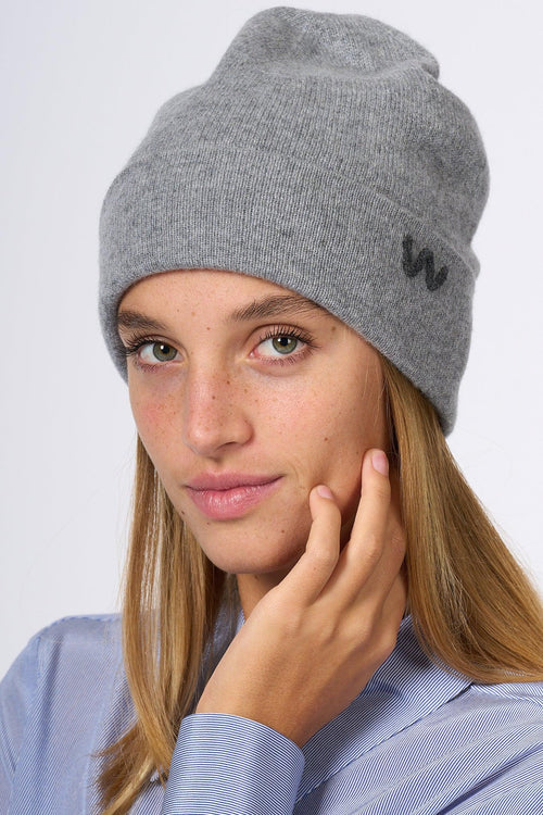 Weekend Cappello Caimano in Cashmere Grigio Donna