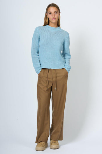 Weekend Maglia Dalida in Cashmere Azzurro Donna - 6