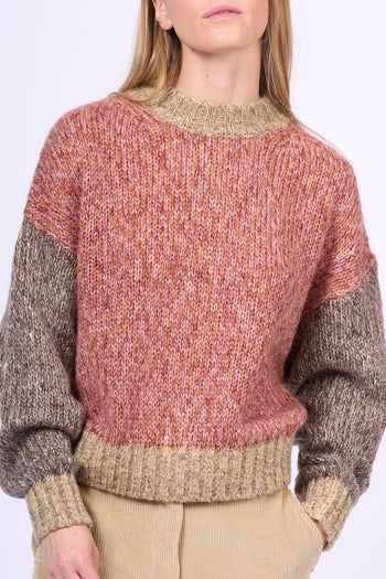 Weekend Maglia Dionigi Rosso/Beige Donna - 3