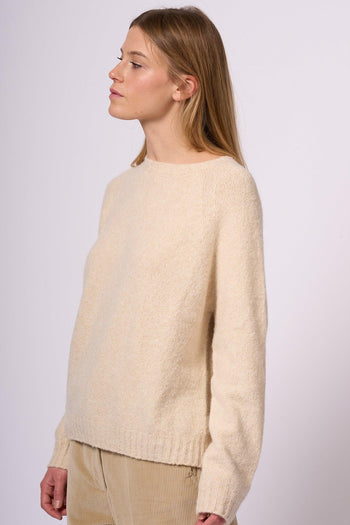 Weekend Maglia Ghiacci in Alpaca Sabbia Donna - 3