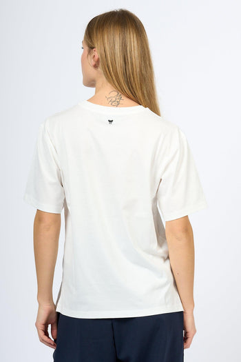 Weekend T-shirt Barbano Lettering Bianco Donna - 4