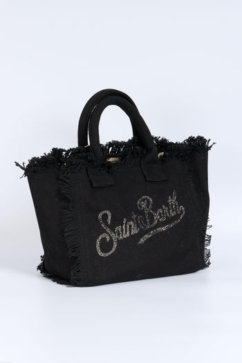 Saint Barth Borsa Colette Strass Nero Donna - 3