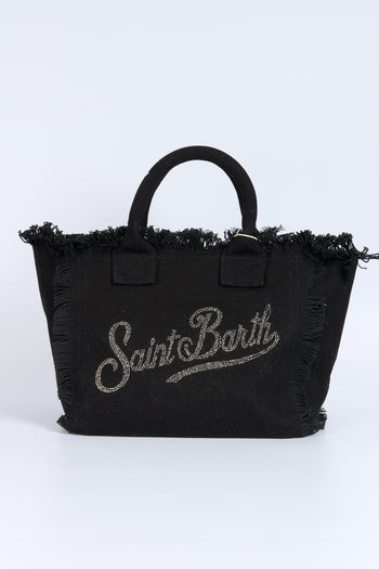 Saint Barth Borsa Colette Strass Nero Donna - 4