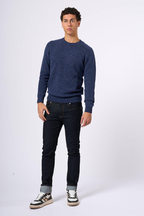 Saint Barth Maglia Alpaca Blu Uomo - 2