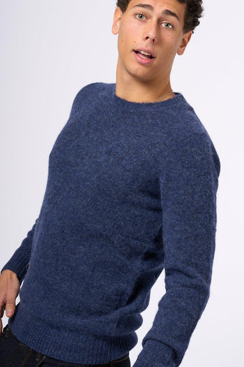 Saint Barth Maglia Alpaca Blu Uomo - 5