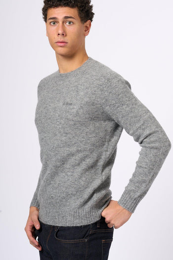 Saint Barth Maglia Alpaca Grigio Uomo - 5