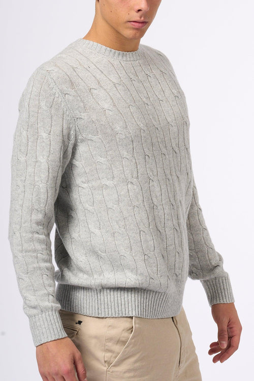 Saint Barth Maglia Tricot Grigio Uomo