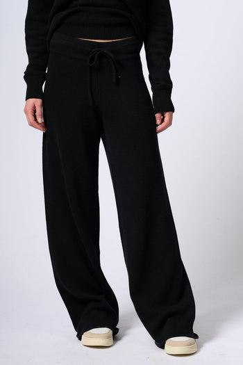 Saint Barth Pantaloni Maglia Nero Donna - 3