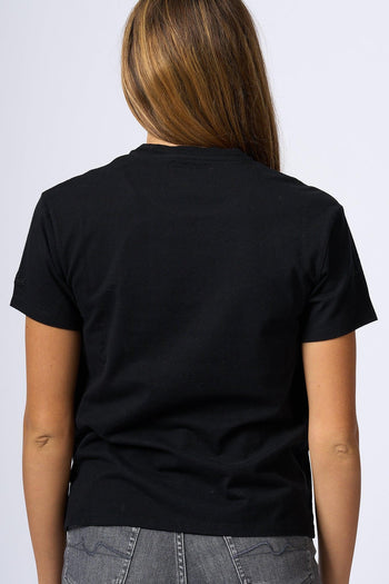 Saint Barth T-shirt Pista Nero Donna - 5