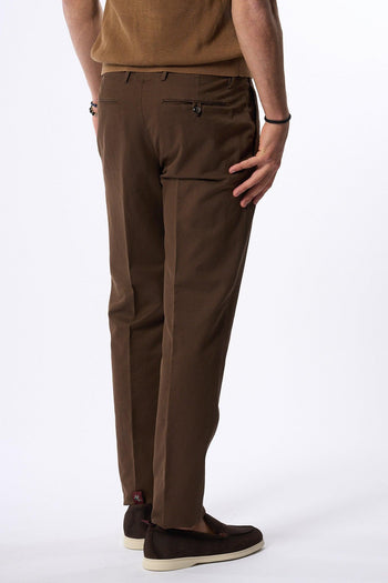 Pantalone Frederick Lino Nocciola Uomo - 4