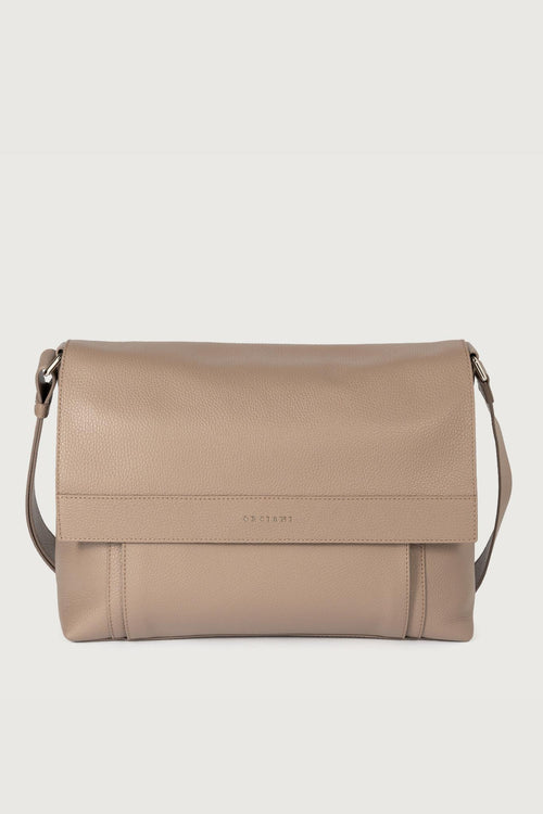 Borsa Messenger Beige Uomo