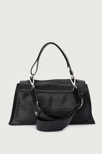 Borsa Sveva Longuette Cocco Nero Donna - 3