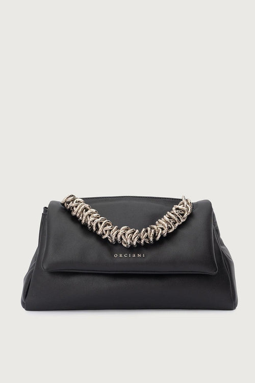 Borsa Sveva Longuette Nappa Nero Donna