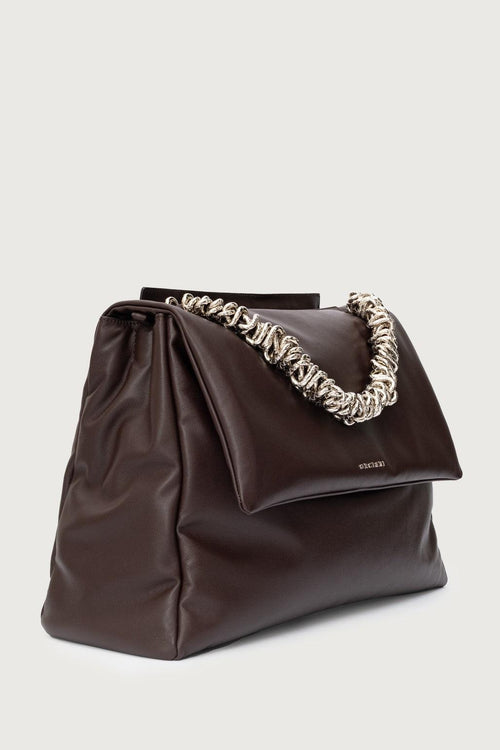 Borsa Sveva XL Nappa Cioccolato Donna - 2