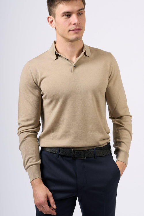 Polo Pukaki Beige Uomo - 1