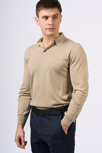 Polo Pukaki Beige Uomo - 5