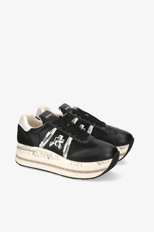 Sneaker Beth 6953 Platform Nero Donna - 2