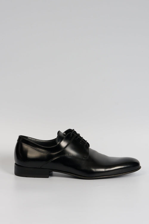 Scarpa Derby Pelle Nero Uomo