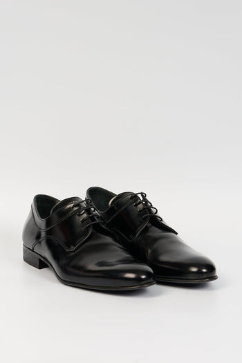 Scarpa Derby Pelle Nero Uomo - 3