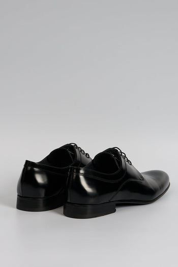 Scarpa Derby Pelle Nero Uomo - 4