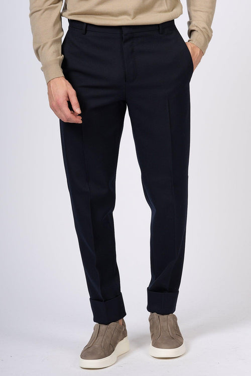 Pantalone Carrot Blu Uomo