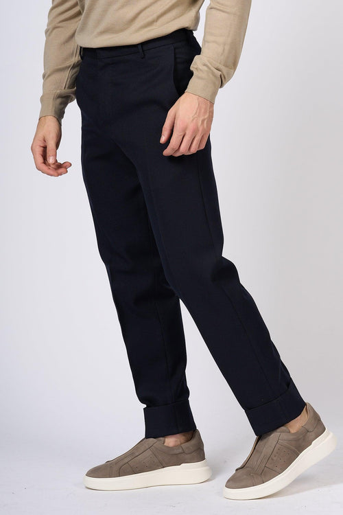 Pantalone Carrot Blu Uomo - 2