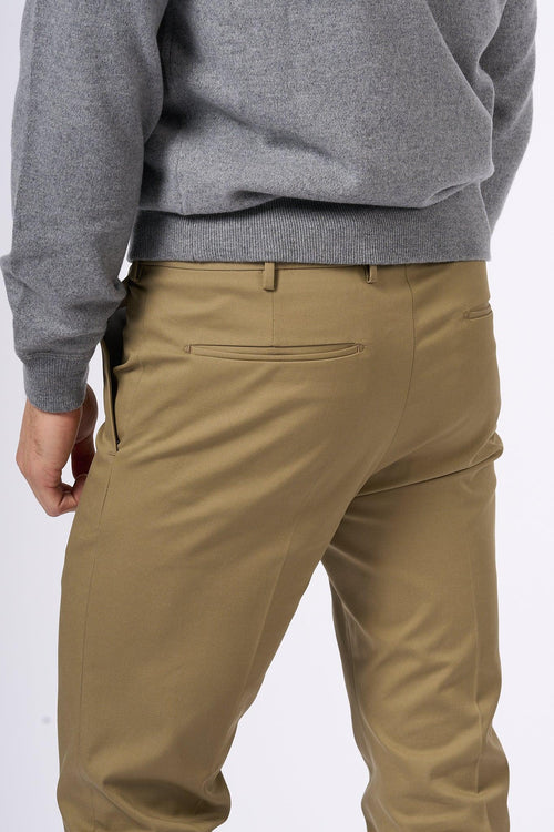 Pantalone Dieci Beige Scuro Uomo - 2