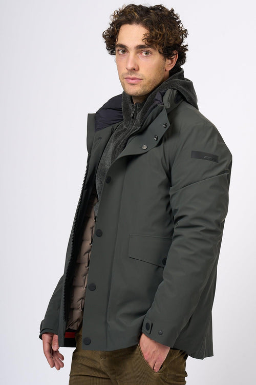 Field Jacket Verde Uomo