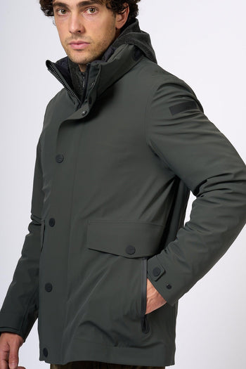 Field Jacket Verde Uomo - 7