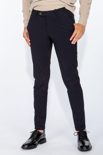 Pantalone Winter Chino Nero Uomo - 3